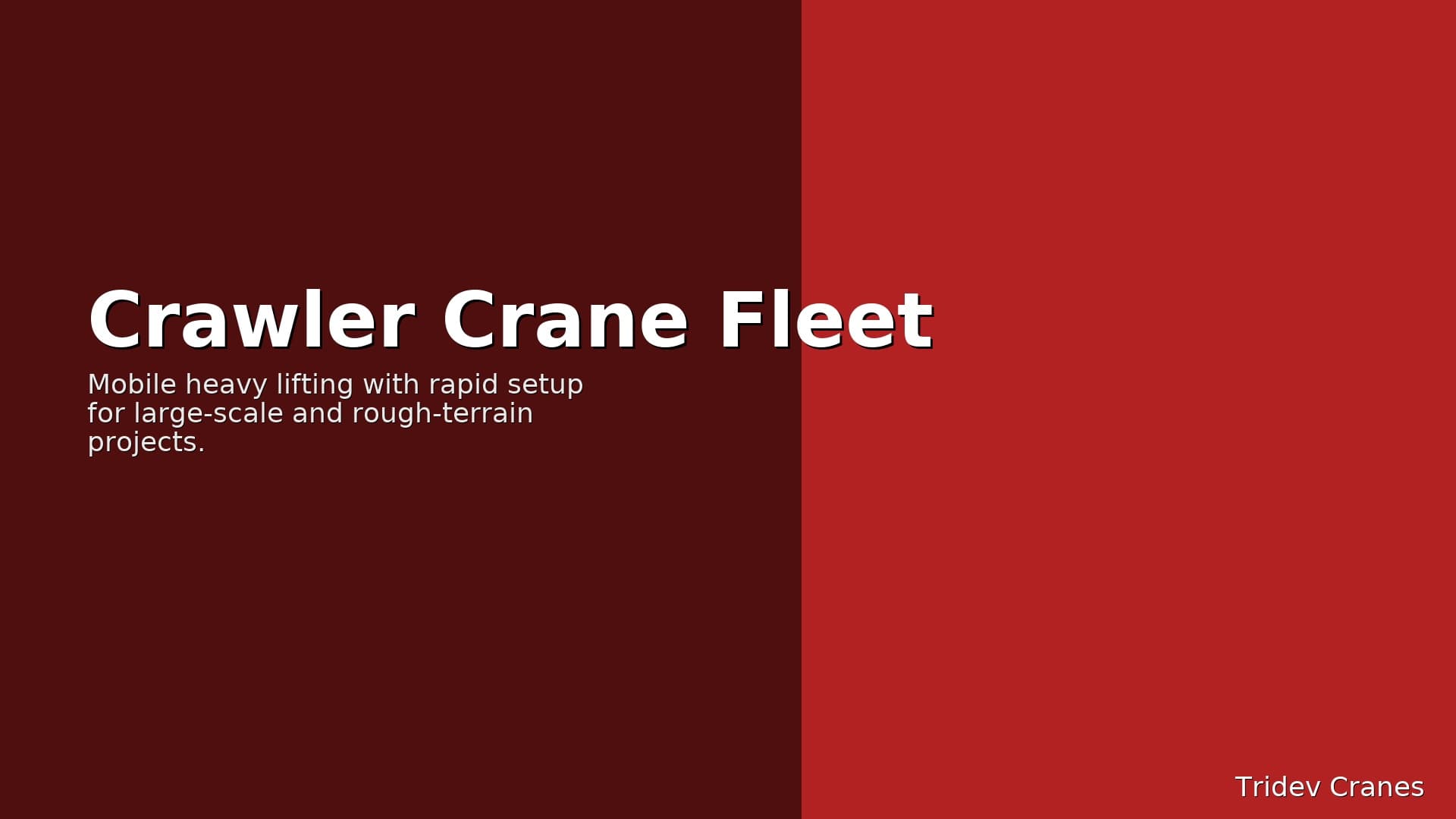 Crawler Crane